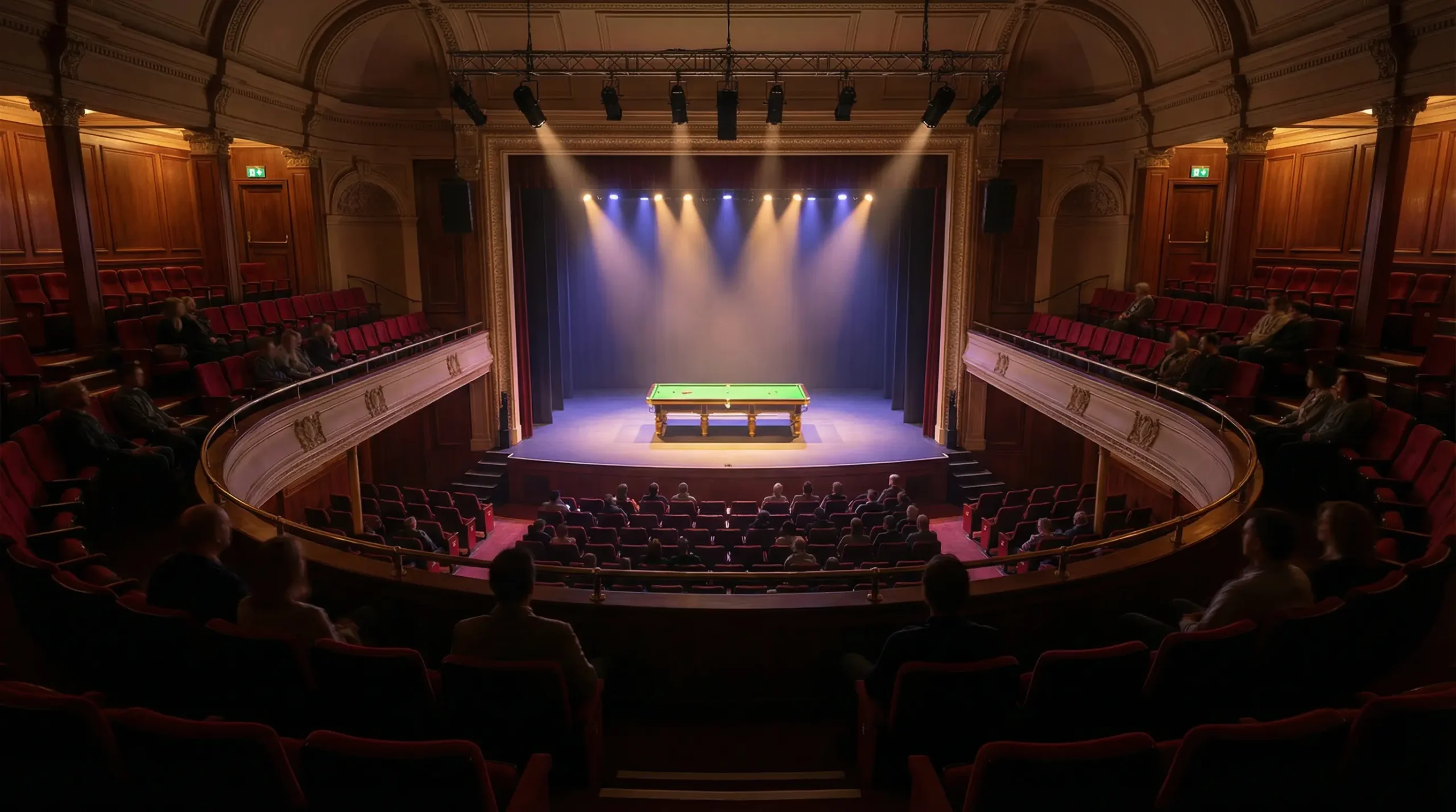 Wedden op grote snooker toernooien zoals WK en Masters in het Crucible Theatre