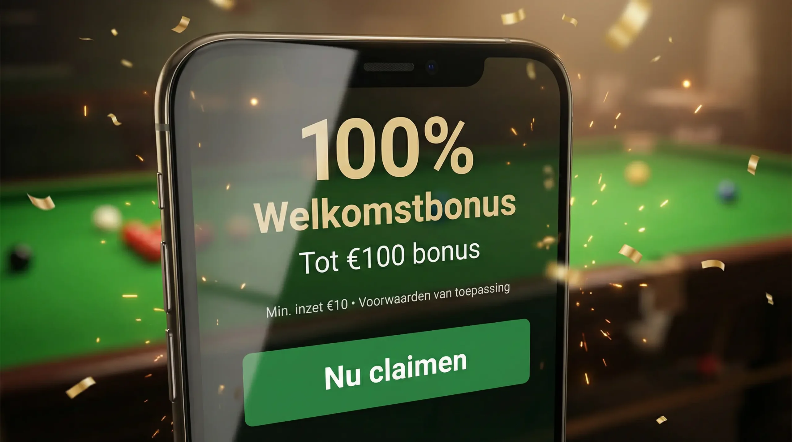 Welkomstbonus bij online bookmaker